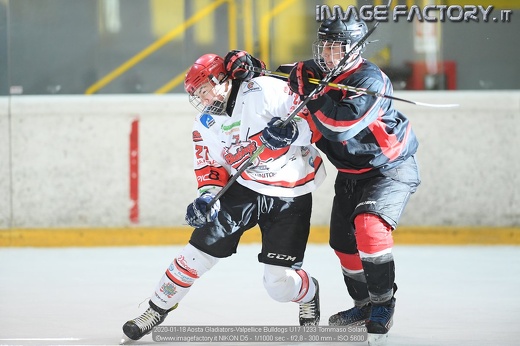 2020-01-18 Aosta Gladiators-Valpellice Bulldogs U17 1233 Tommaso Solaro